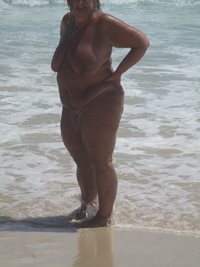 naked on the beach again