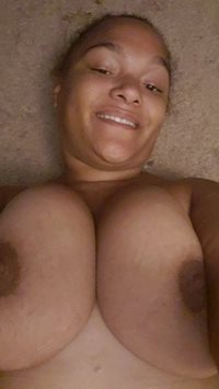 You like my smile or my tits?