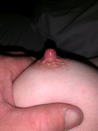 Who wants to kiss my wife’s hard sexy nipple