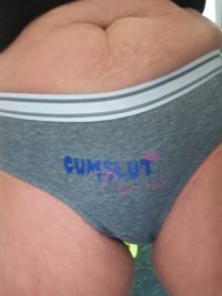 Sexy wife's panties we made