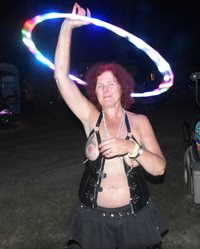My LED hula hoop draws guys like moths to a flame!!!  I use it as an ice br...