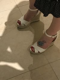 More of my cute red toes. Would love to know what you think