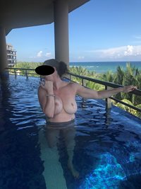 I ended up nude in the pool...Ooops