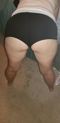 Fat ass tiny shorts