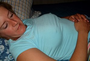 My wife sure is super sexy... look at those nips sticking right out... yike...