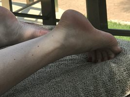 What do you think of my toes?
