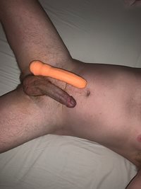 Comparing my cock with my 8 1/2” dildo , which would you prefer inside you ...