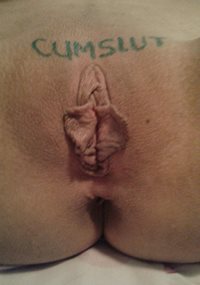 My pussy is a cum dumptster.