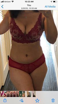 Hubby approved choice of bra and panties for the day!   Did he do a good se...