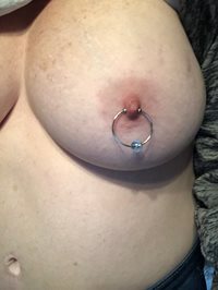 Should I wear this ring out with no bra?