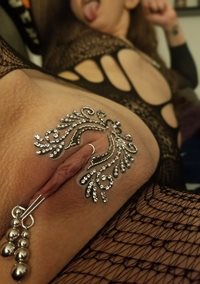 Body jewellery on my sexy girlfriend