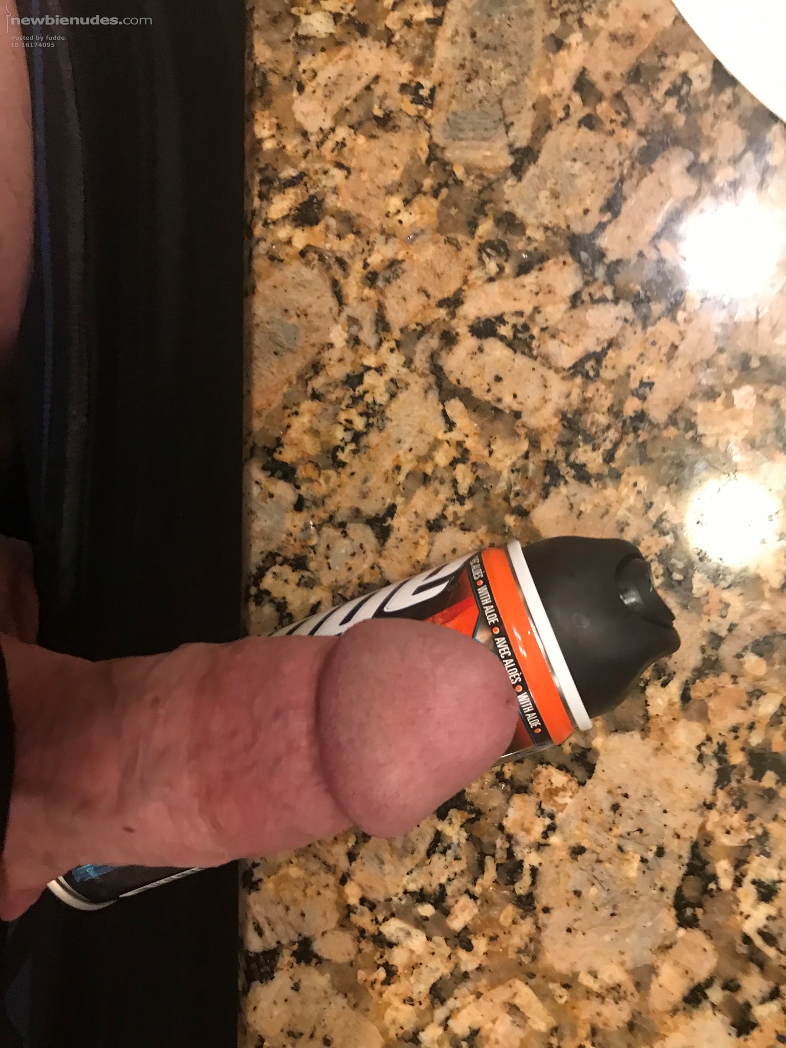 You want some shaving cream?