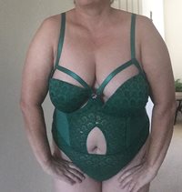 Do you like the emerald green lingerie?