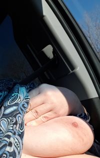 Flashing in the car