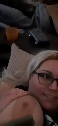 My young slut is such an attention whore. She's flirting on chat while sitt...