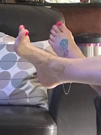 Finally a pedicure. How do they look?