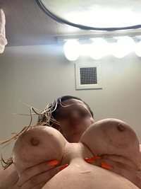 An amazing view of my sexy friend clarissa and her amazing tits