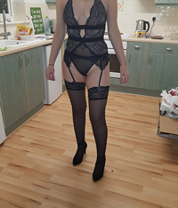 Trying some new lingerie