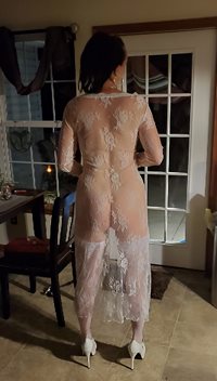 White lace outfit I got fucked in last night