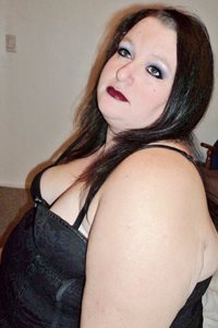 Dressed up in my black corset