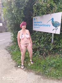 The seldom-seen naked-in-public 'bird'