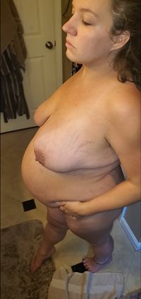My Pregnant Wife lets guy from NewbieNudes rub his prick all over her in th...