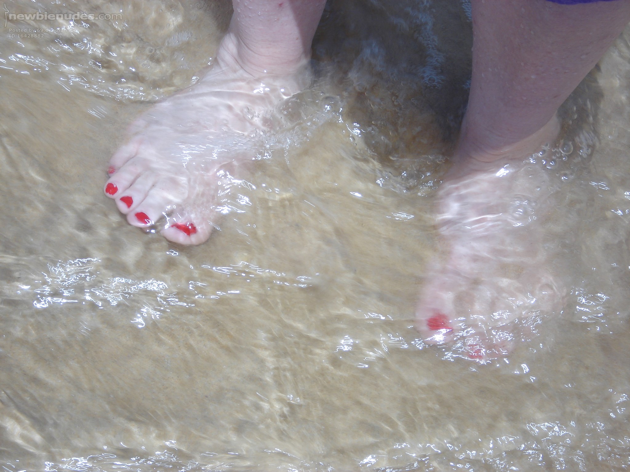 love gushing over my feet