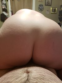 Sitting on my cock