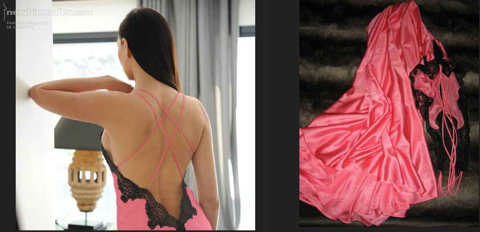 My sexy bubblegum pink nightgown