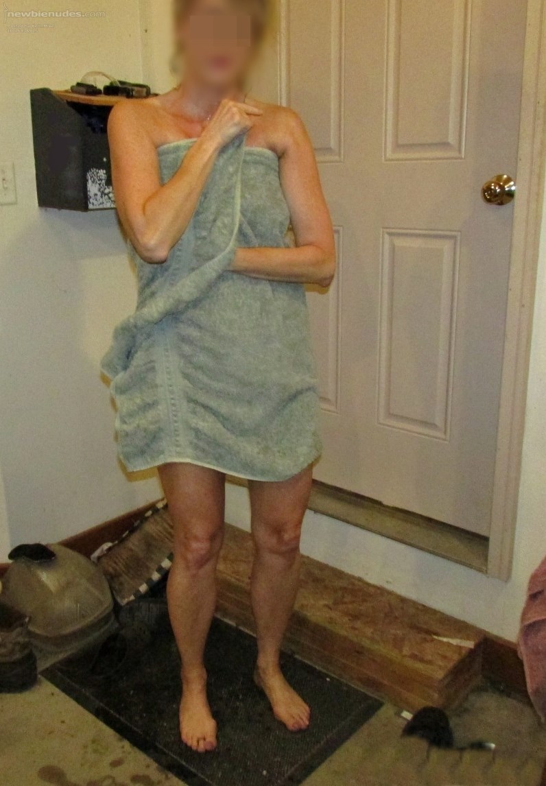 Towel dry first.... :-)