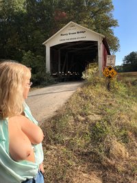 Exploring all the covered bridges in Parke County, IN. Another day of going...