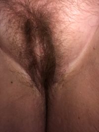 A very hairy pussy.  I call it my winter look.  Will be gone in a few month...