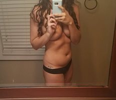 Slut wife selfie.