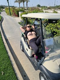 Tits out on the golf course