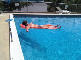 More Big boobs floating in my pool last year ! Comments welcome