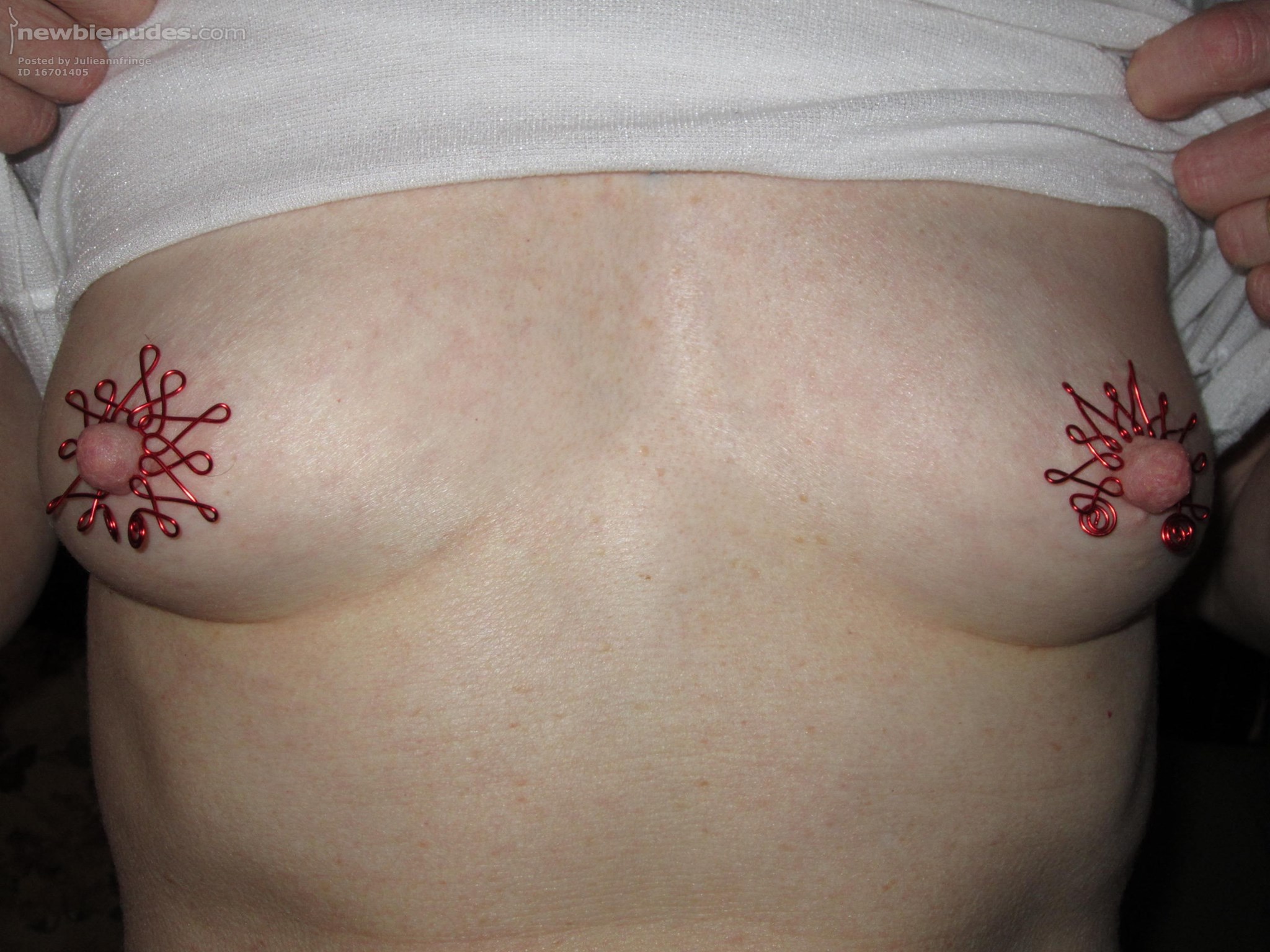 Flashing Pokey Nipples