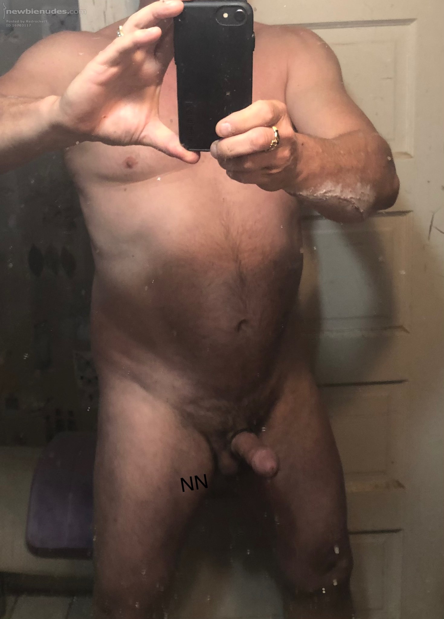 Body and hard cock. 