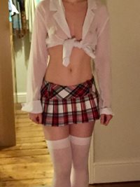 Me in one of my schoolgirl outfits