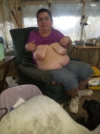 Tonya showing me her tits