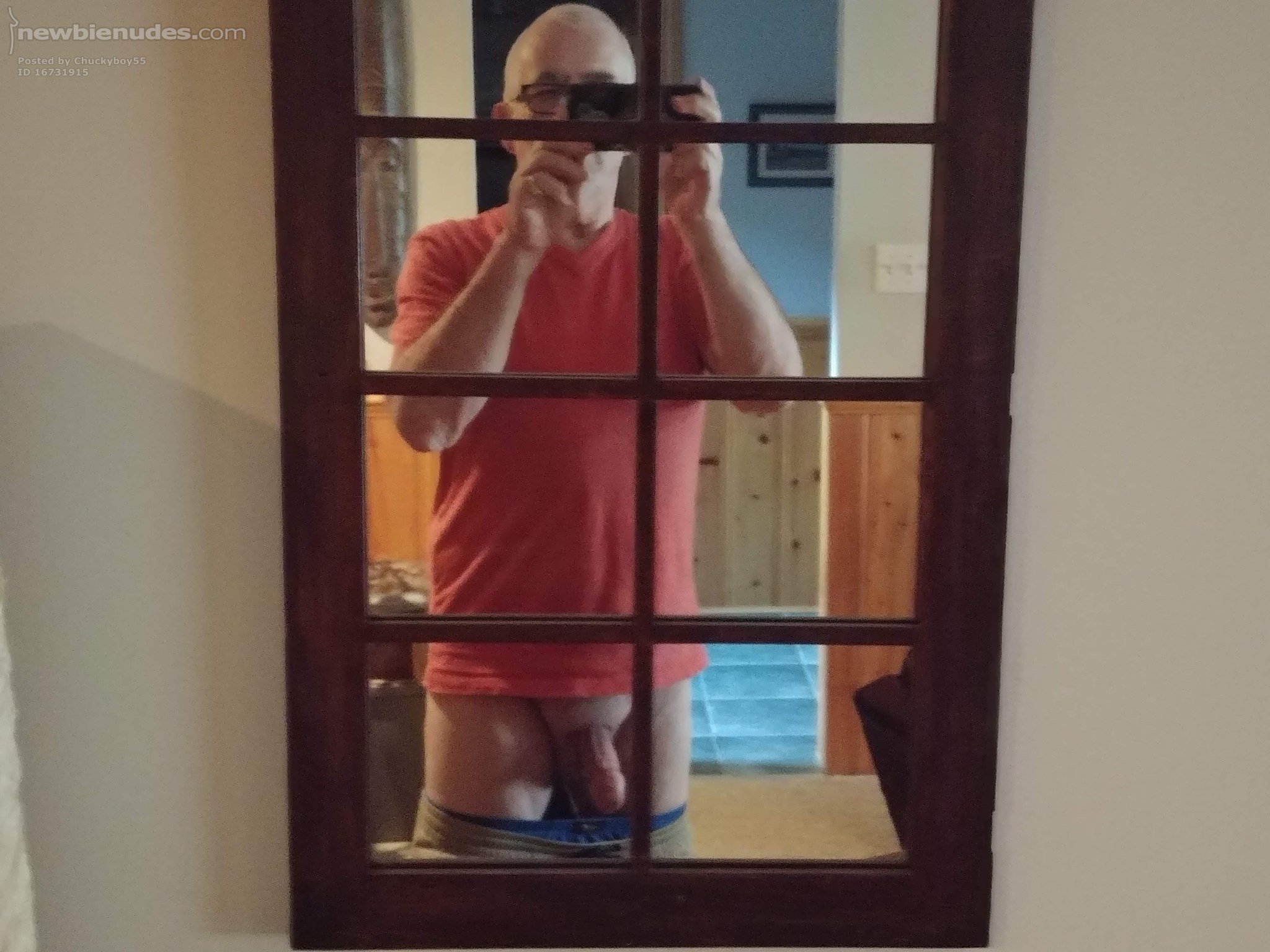 Showing off my 64 ye old dick