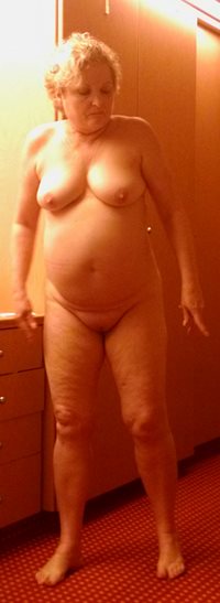 wife naked on cruise showing tits pussy and big belly