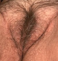 Close up of Anna's Hairy pussy