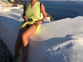 The views in Santorini were amazing!