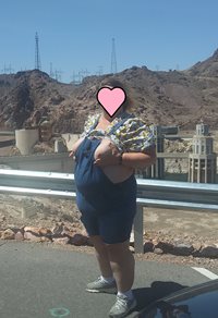 Showing off at Hoover Damn