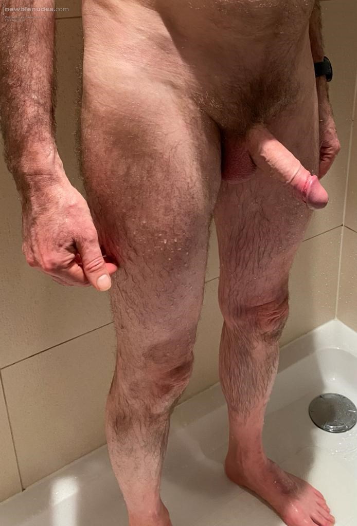 Had to shower for the massager 