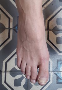 Bianca's sexy toes