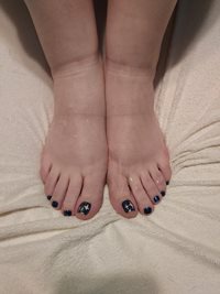 Came on gfs feet after work