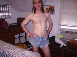 My friend Rob gave a private photo shoot. Here I am just in my shorts.