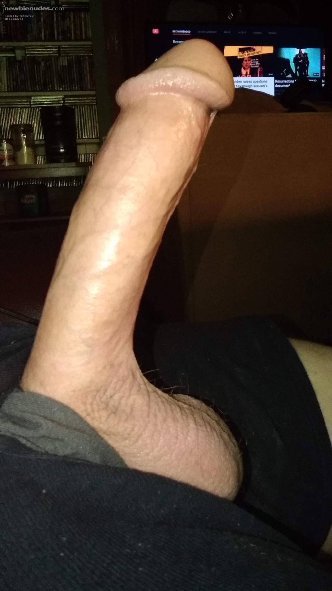 slide down on it VERY SLOWLY, i want to fee; every inch of you're pink tunnel depth