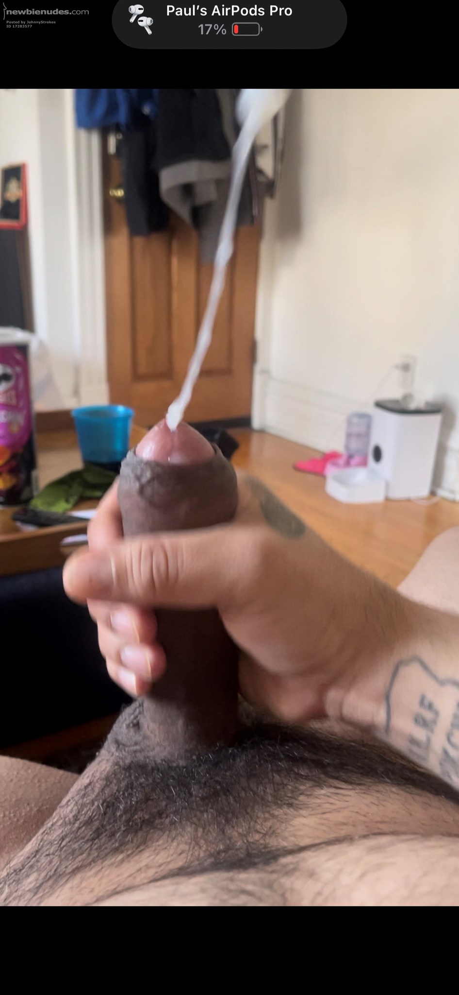 Action shot of my dick exploding…who want to taste my sweet cum? 